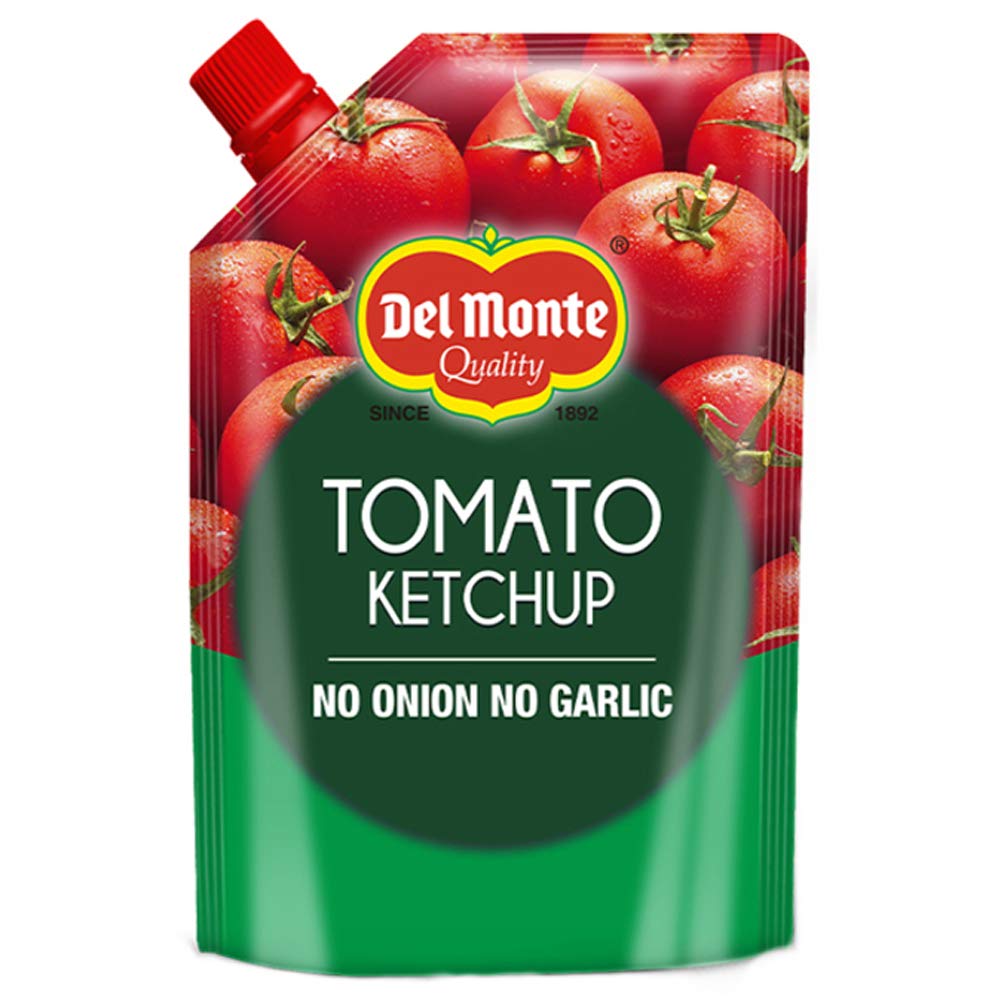 Del Monte Tomato Ketchup - No Onion No Garlic, 900 g| No MSG |100% Vegan | Tomato Sauce