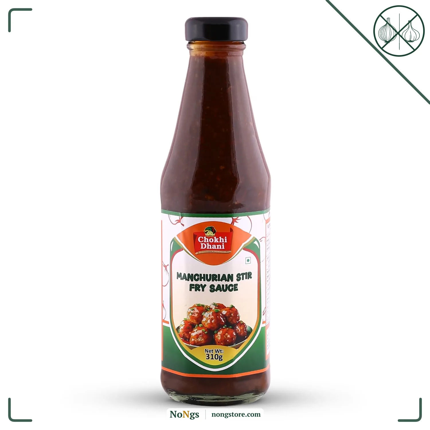 Chokhi Dhani Manchurian Sauce 310g | Indo Chinese Stir Fry Sauce | Cooking Sauce | Restaurant Style Manchurian Flavour