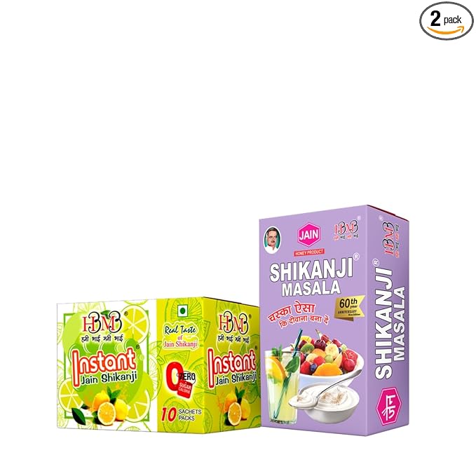 Jain Shikanji Hbmb Combo Pack Instant And Shikanji Masala 100G