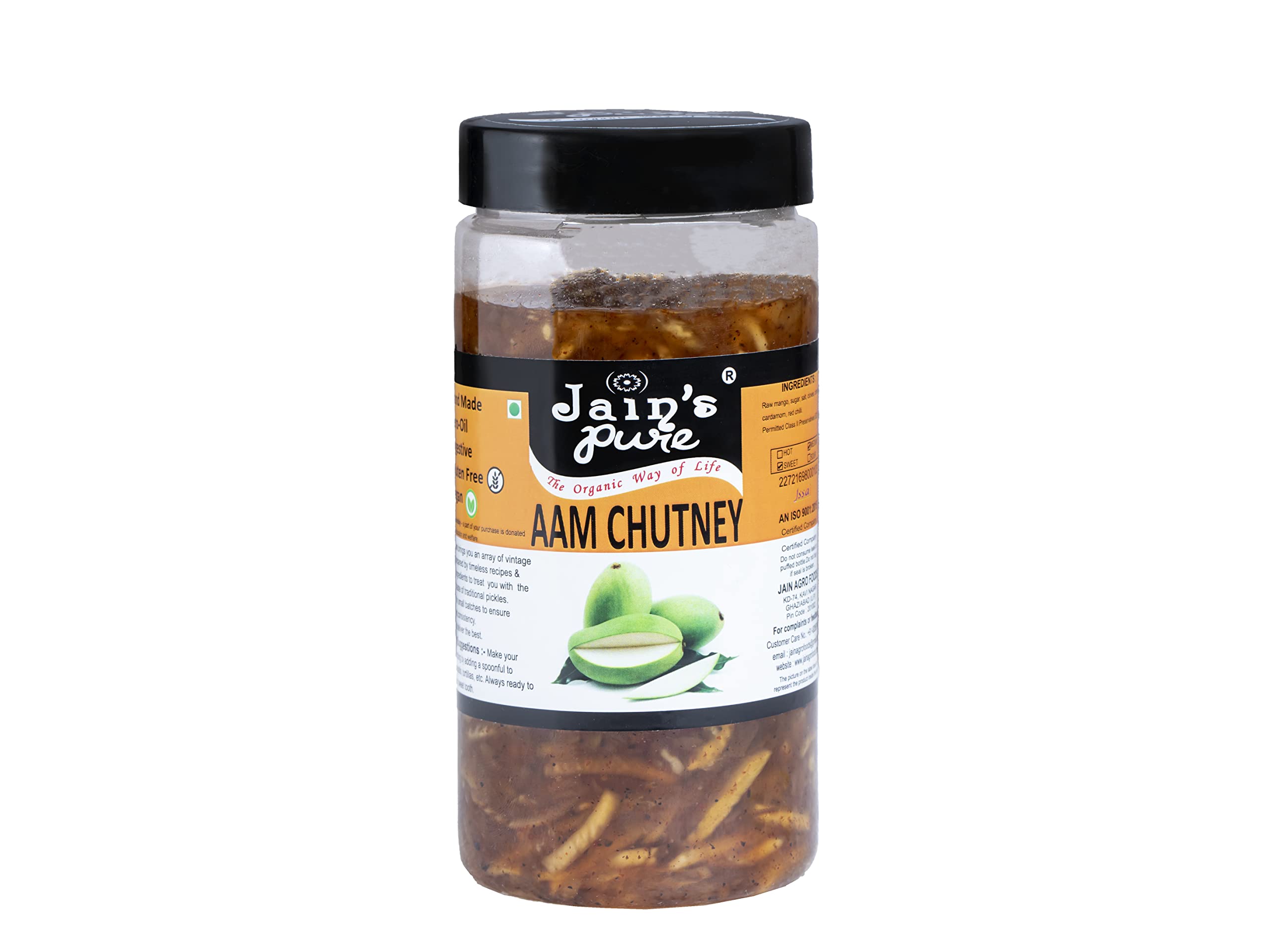JAIN'S PURE AAM Chutney / CHUNDA (500 GM)