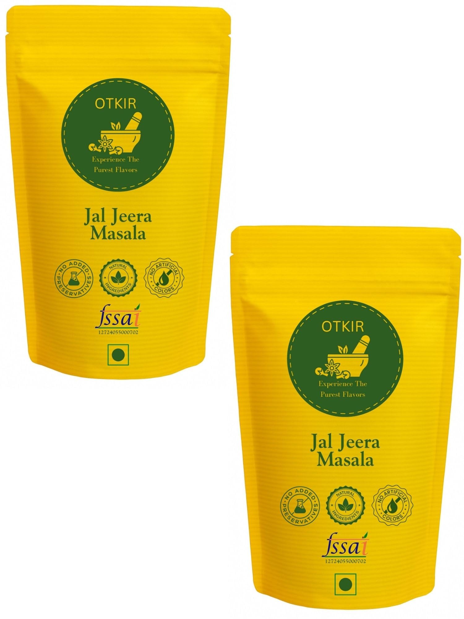 Otkir Jal Jeera Masala (100 Gram Pouch - Pack Of 2) - Homemade Style Taste | No Added Colors & Preservatives | Natural Ingredients