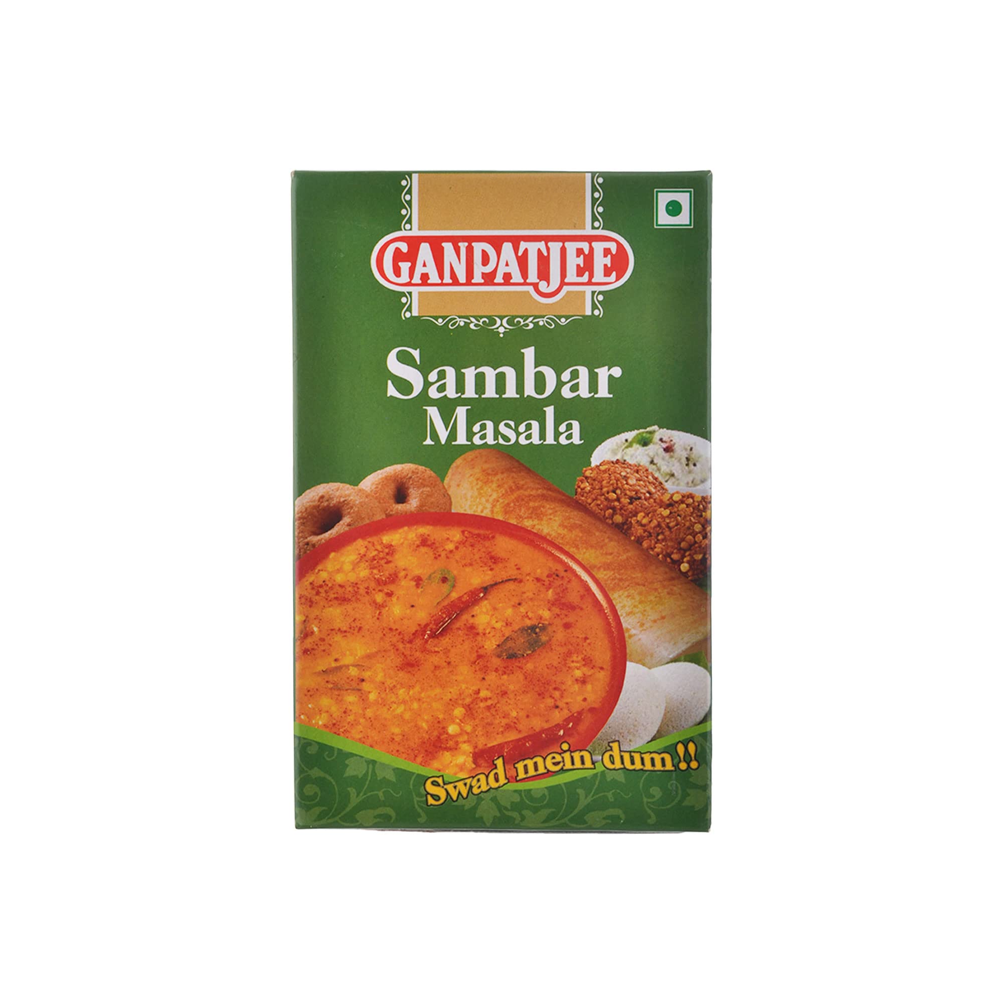 Ganpatjee Sambhar Masala Powder,100G | No Onion & Garlic | Authentic South Indian Taste & Color