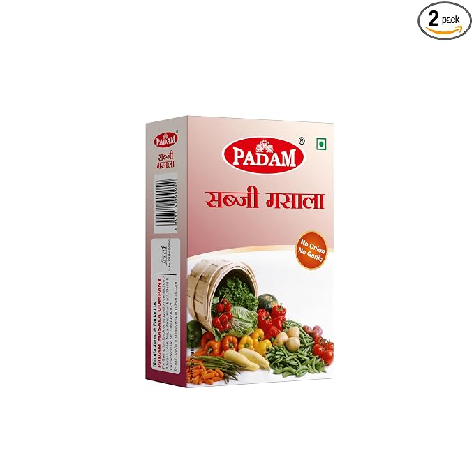 Padam Sabzi Masala, NO ONION NO GARLIC (Pack of 100gX2)