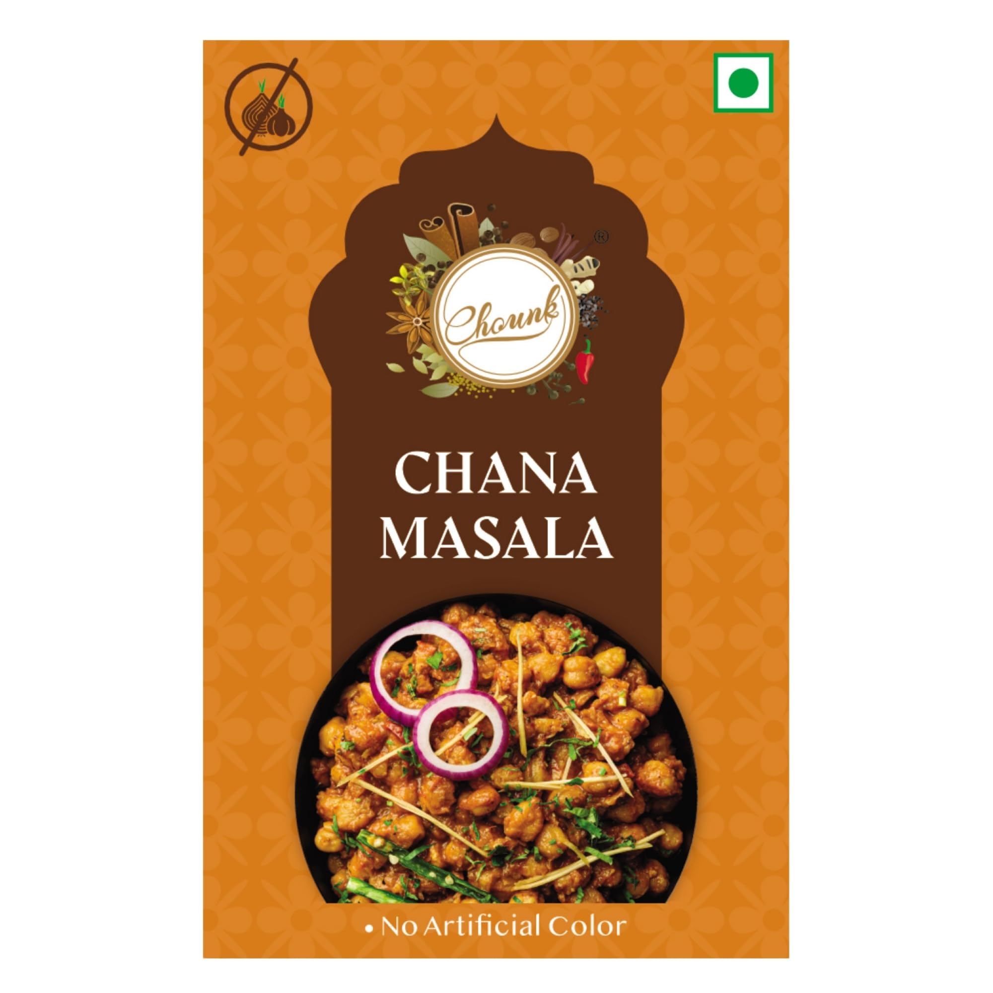 Chounk 100% Pure Punjabi Chana Masala 100g Powder No Onion No Garlic Ready To Cook Powder Masala