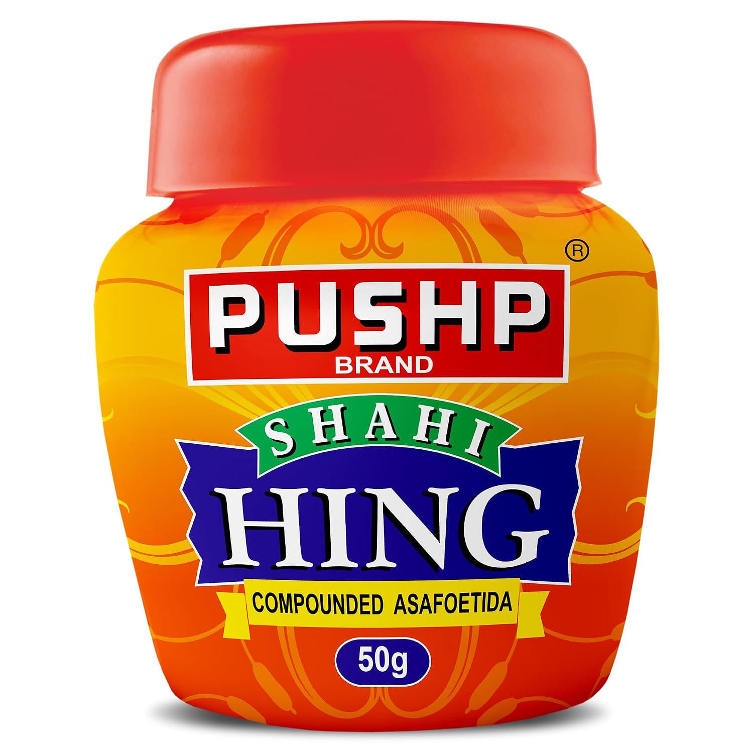 Pushp Shahi Hing | 50g | Strongest Hing Powder | Asafoetida | Quality Blend | No Preservatives (Pack of 1)