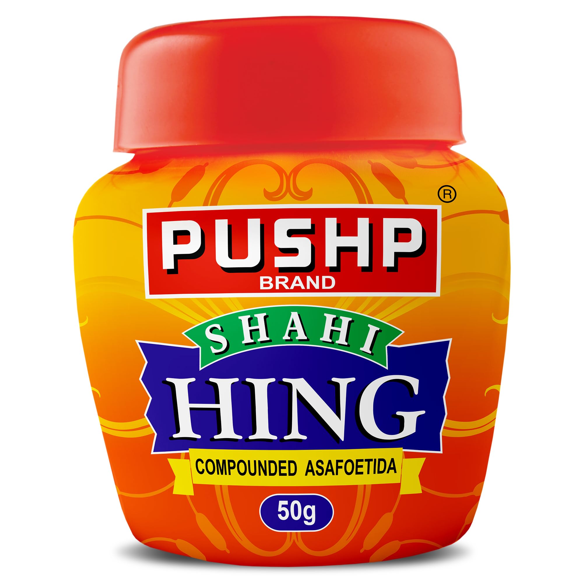 Pushp Shahi Hing | 50g | Strongest Hing Powder | Asafoetida | Quality Blend | No Preservatives (Pack of 1)
