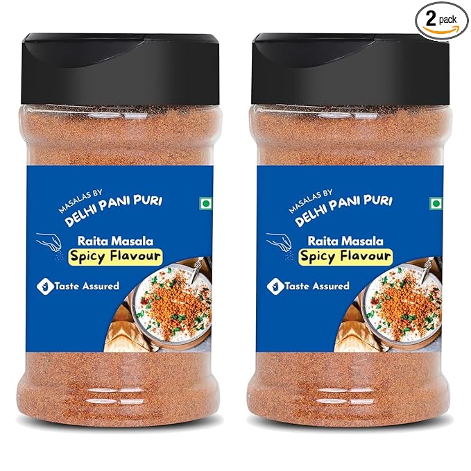 Raita Masala | Spicy Flavour Pack of 2 | 100% organic No Chemicals | Desi Spicy Punch | Perfect Seasoning for Buttermilk, Plain Curd, Boondi Raita & Vegetable Raita |180g