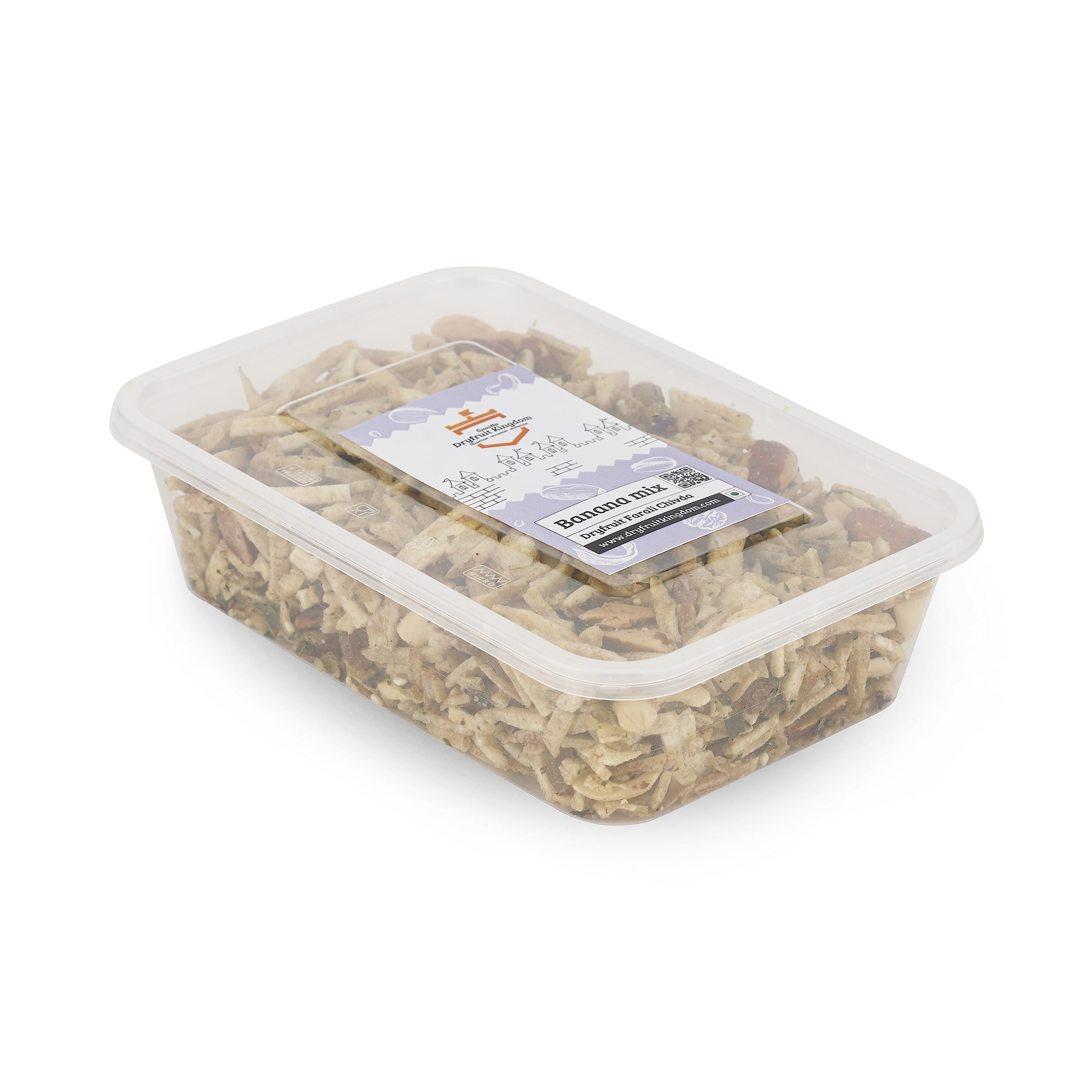 Quastta Dryfruit Kingdom Farali Banana Mix, Jain, Kela Chiwda For Upvas, Snack For Fasting, Tasty Banana Snacks, Contains Dry Fruits And Sugar Salt And Spices, 250G