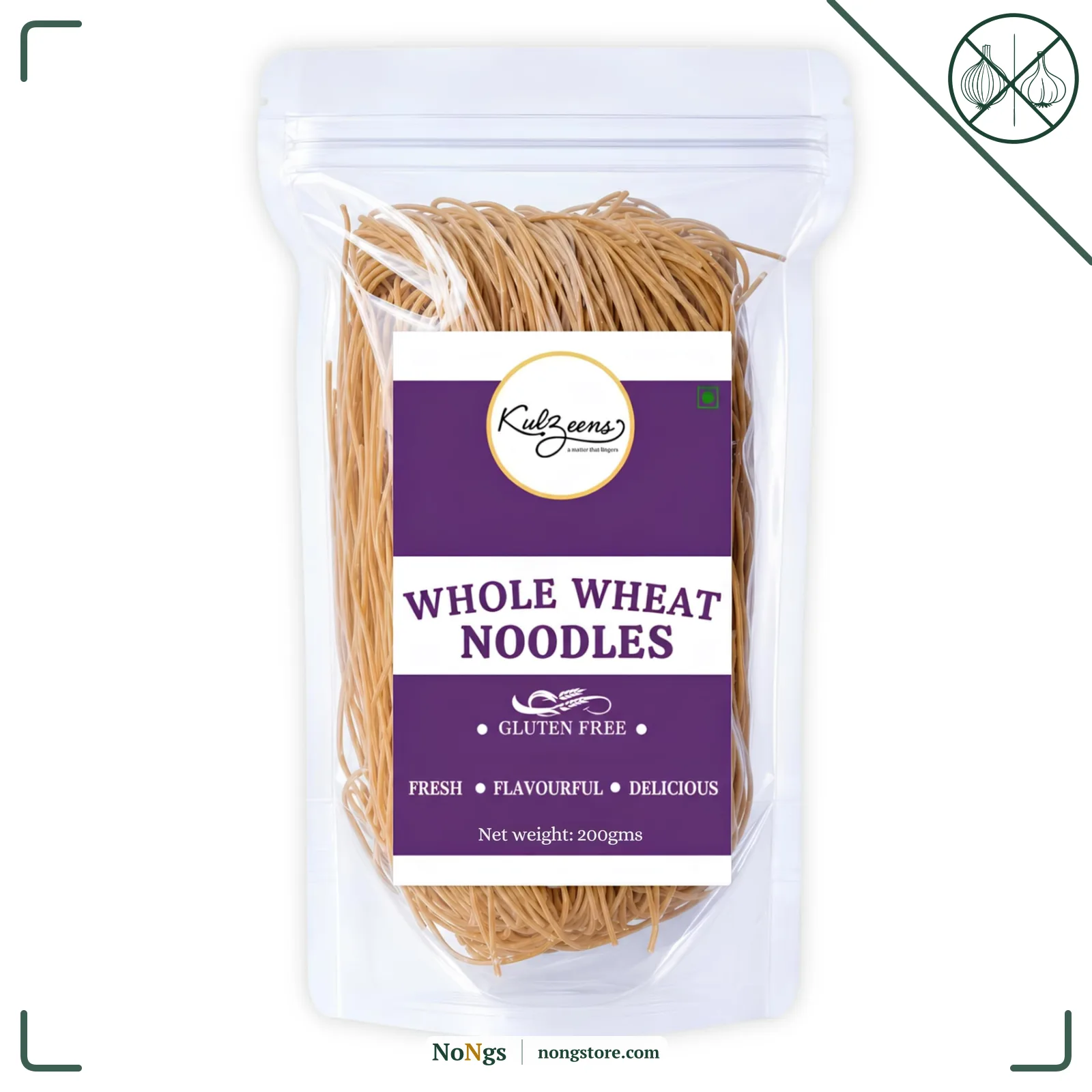 Millet Me by Kuizeens Whole Wheat Noodle - 220G | Atta Noodles | Protein & Fiber-Rich | Gluten-Free Delight | Easy-to-Make | No MSG | No Preservatives | Vegan & Wholesome |Jain | No Onion & Garlic