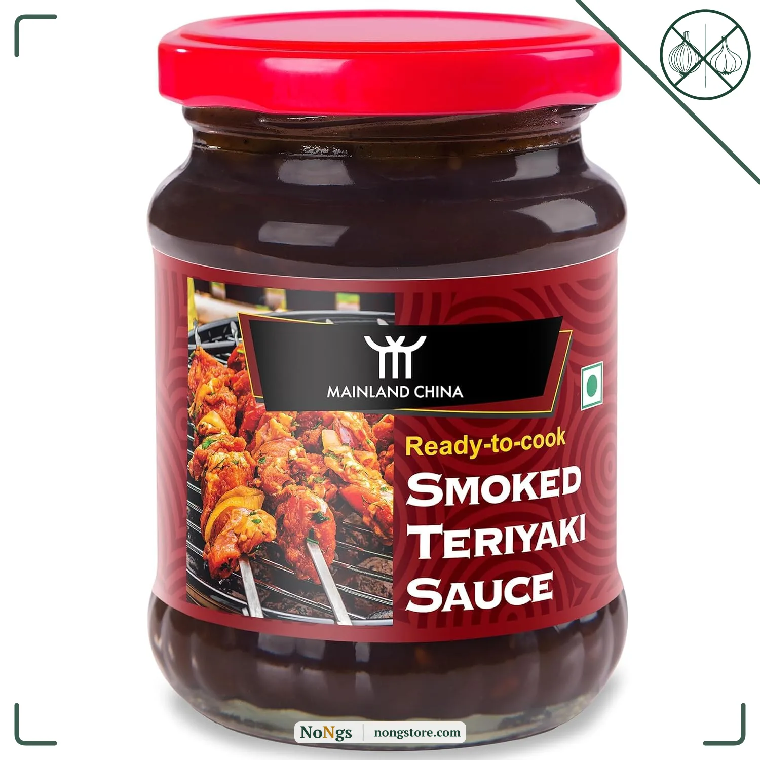 Mainland China Smoked Teriyaki Sauce 225g | Ready to Cook Plant Based Superfood | No Artificial Flavours | Rich in Vitamins & Minerals | Perfect for Stir Fry, Japanese Cuisine & Restaurant Style Meals