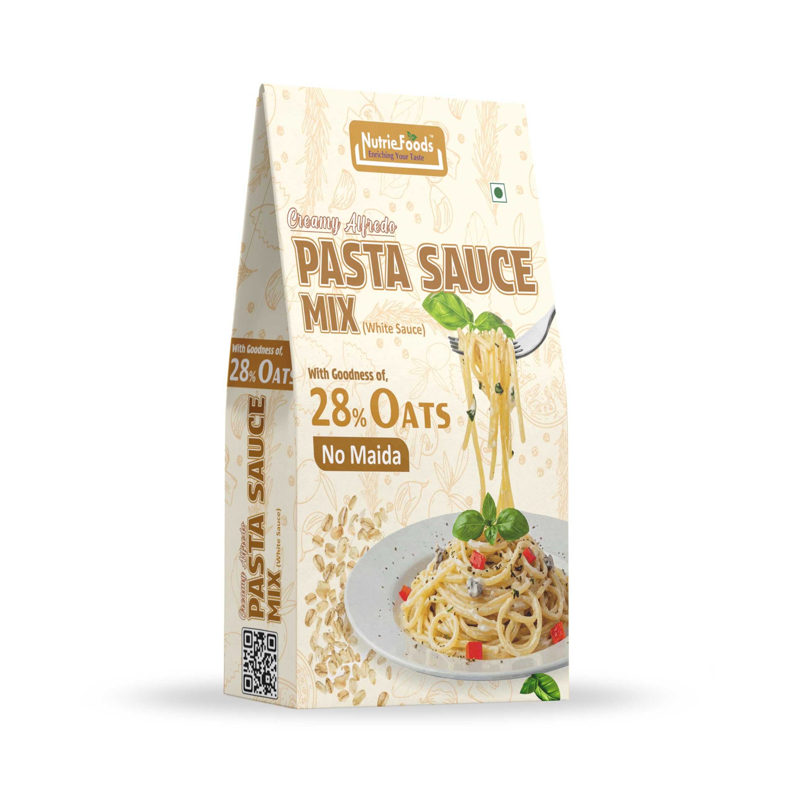 Nutriefoods Oats Pasta Sauce Mix, 180g, With 28% Oats and 10% Nuts and Seeds, No Additives