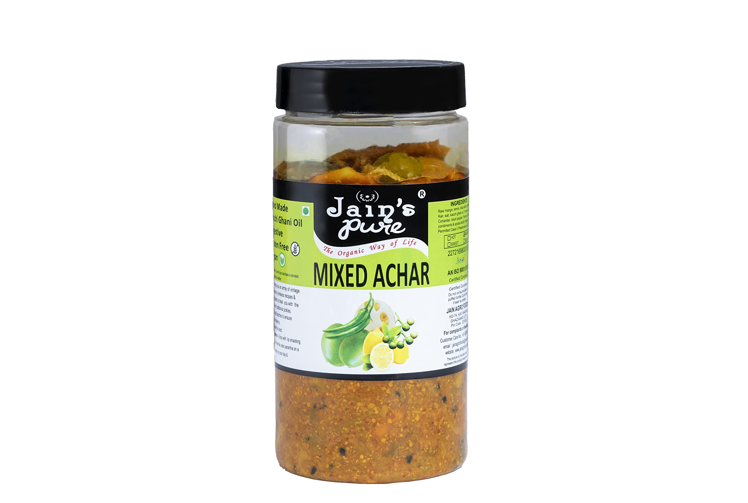 JAIN'S PURE MIXED ACHAR (400 GM)