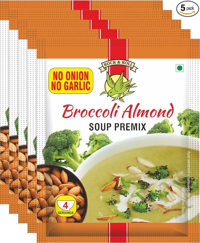 JAIN BROCCOLI ALMOND SOUP PREMIX (PACK OF 5)