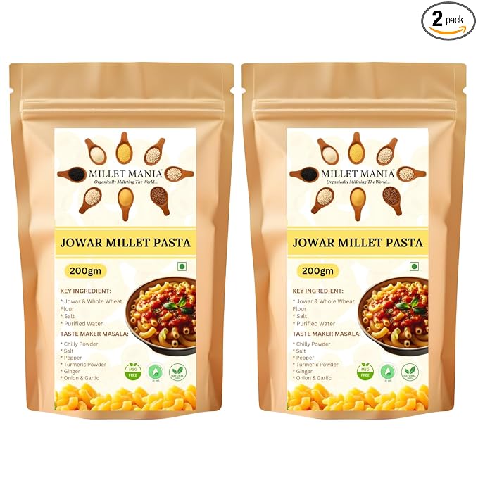 Millet Mania Jowar Pasta | Ready To Eat | Delicious And Healthy | With Vitamins And Iron (2)