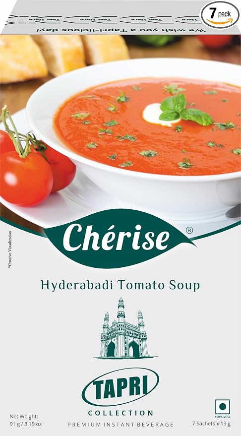 Cherise Tapri Premium Hyderabadi Tomato Soup Premix (13 g x 7 Sachets)