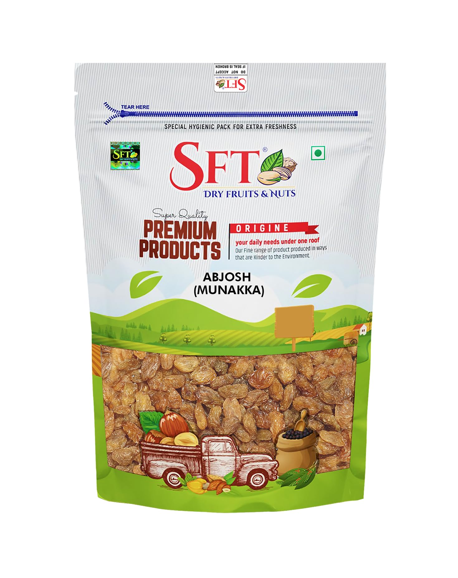 SFT Raisin with Seed (Munakka) Abjosh 1 Kg
