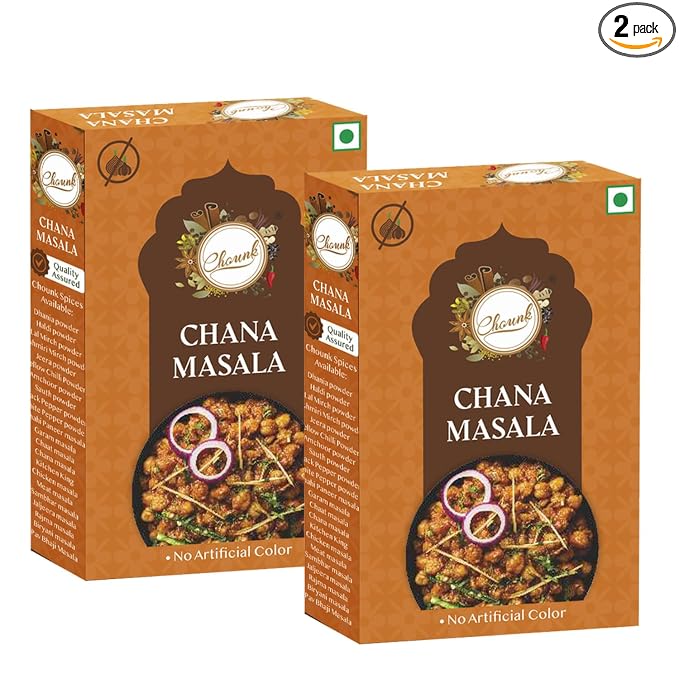 Chounk 100% Pure Punjabi Chana Masala 200g Powder No Onion No Garlic Ready To Cook Powder Masala