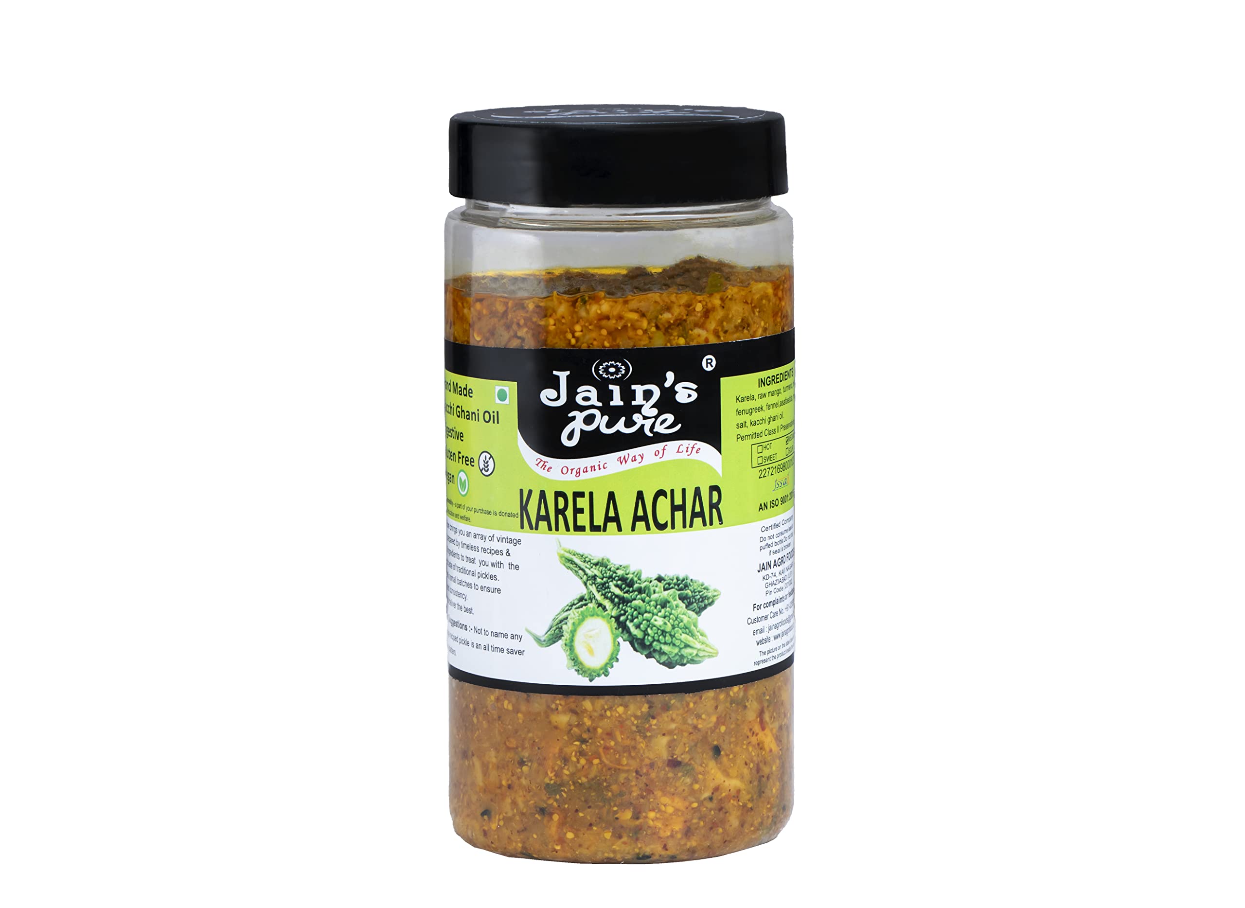 JAIN'S PURE KARELA ACHAR, 400 GM