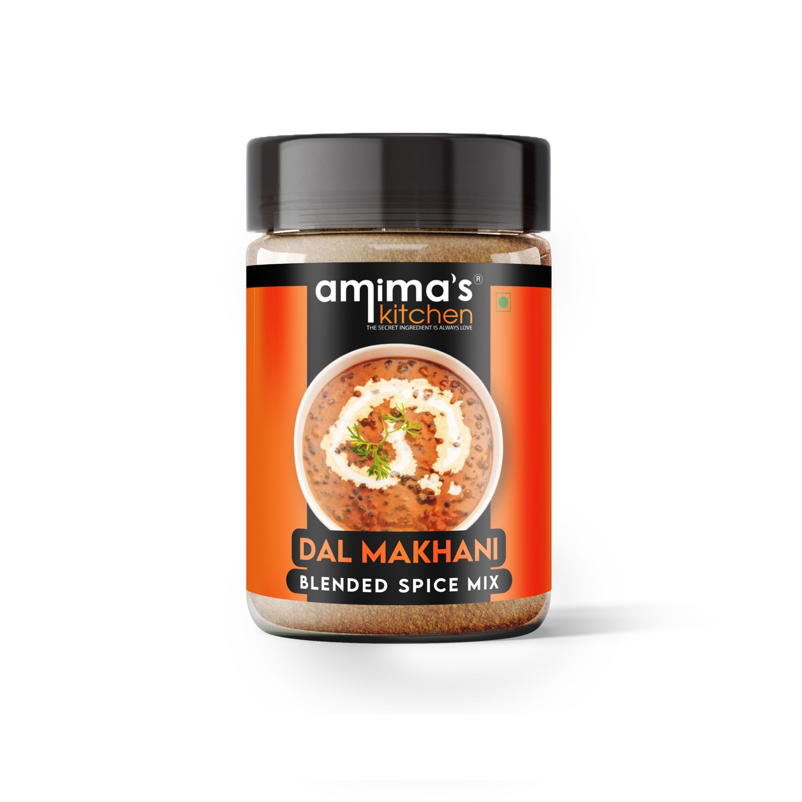Amima's Kitchen Dal Makhani Jain Spice Mix (No Onion No Garlic) – 100 Grams | Blended Spice Mix | For Healthy and Delicious Cooking | No Synthetic Flavour & Color | Ready Masala Powder