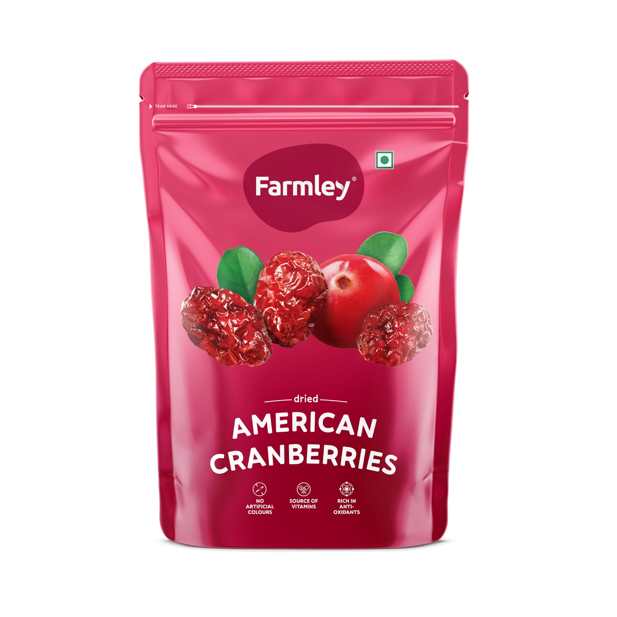 Farmley Dried Cranberry I 200 Gram, Pack Of 1 I Dried Fruit, Berries, High Nutrient And Antioxidant No Added Preservatives