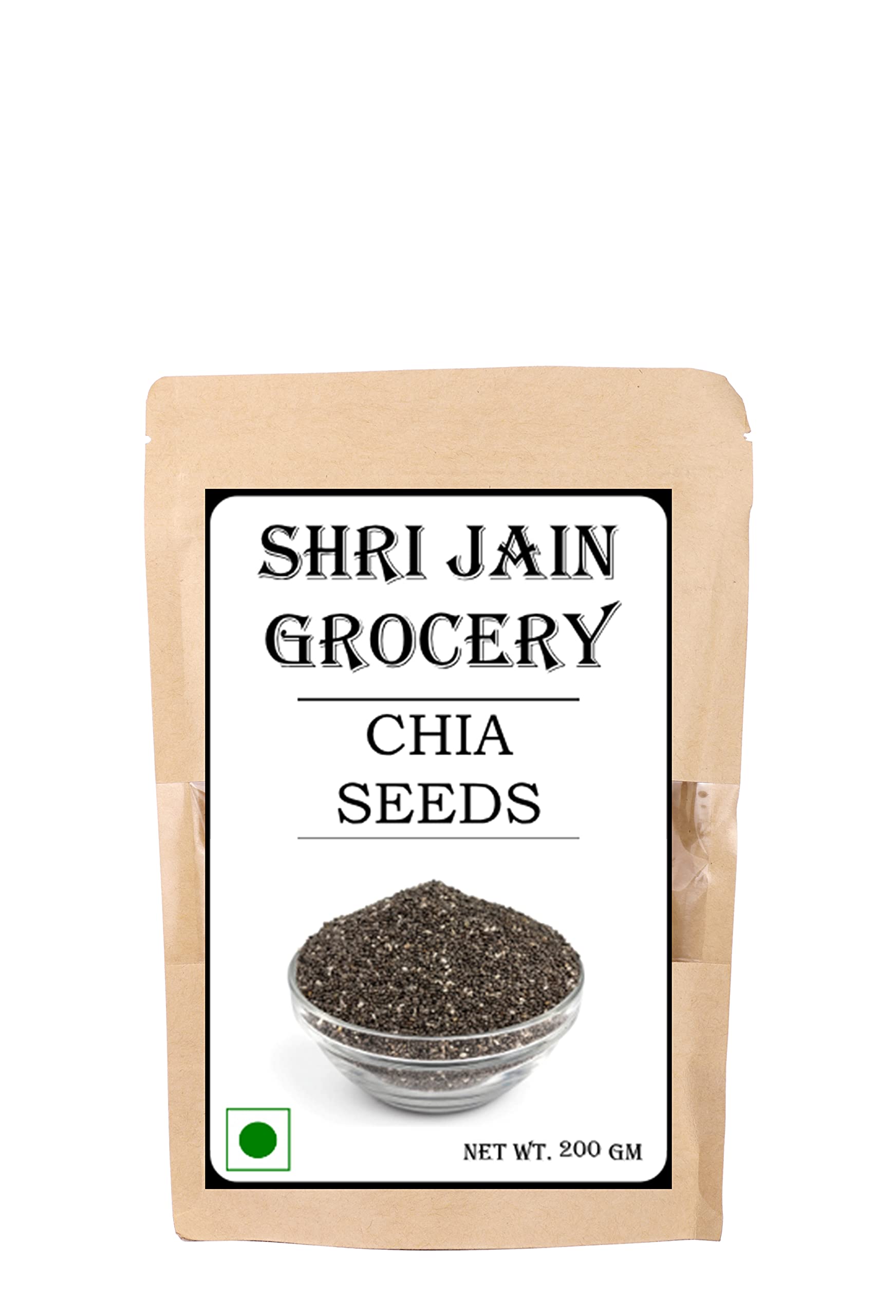SHRI JAIN GROCERY Healthy Raw chia seeds (200 gm)
