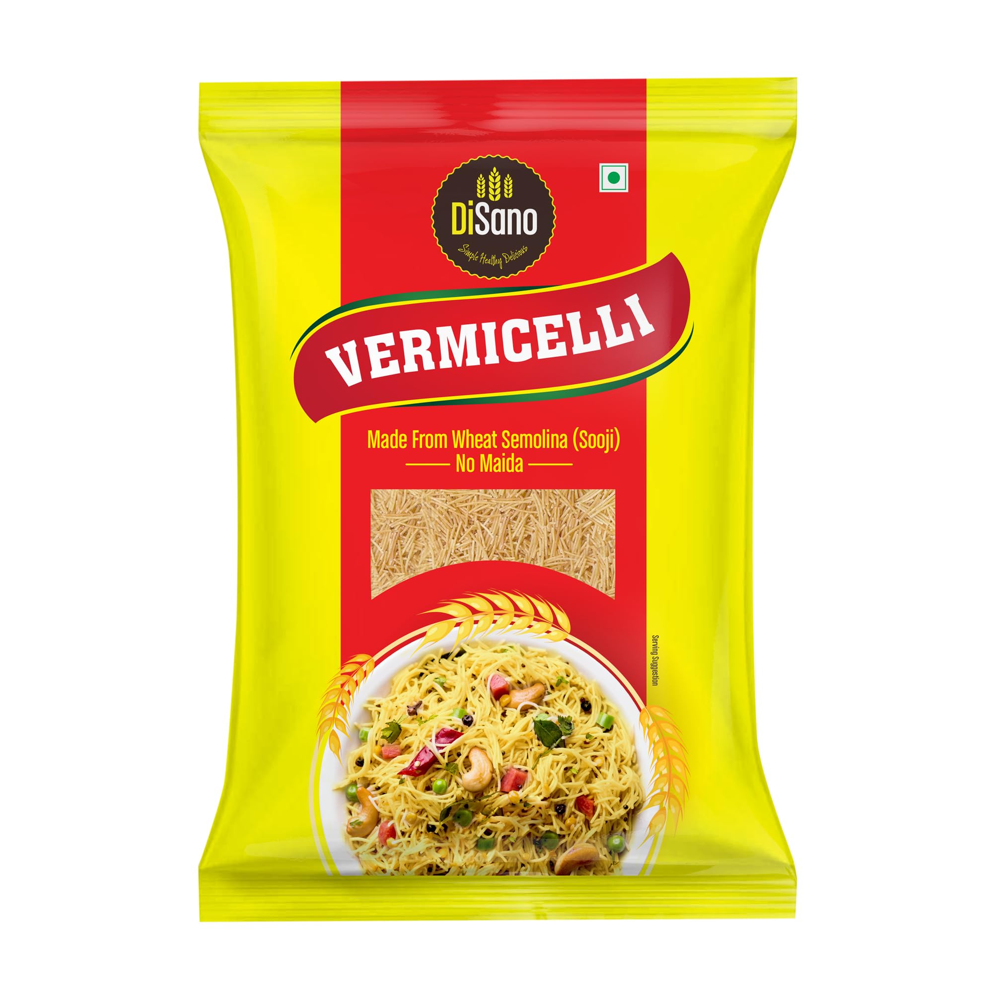 DISANO Wheat Vermicelli,No Maida,850 Gram - Cholesterol Free,unflavored