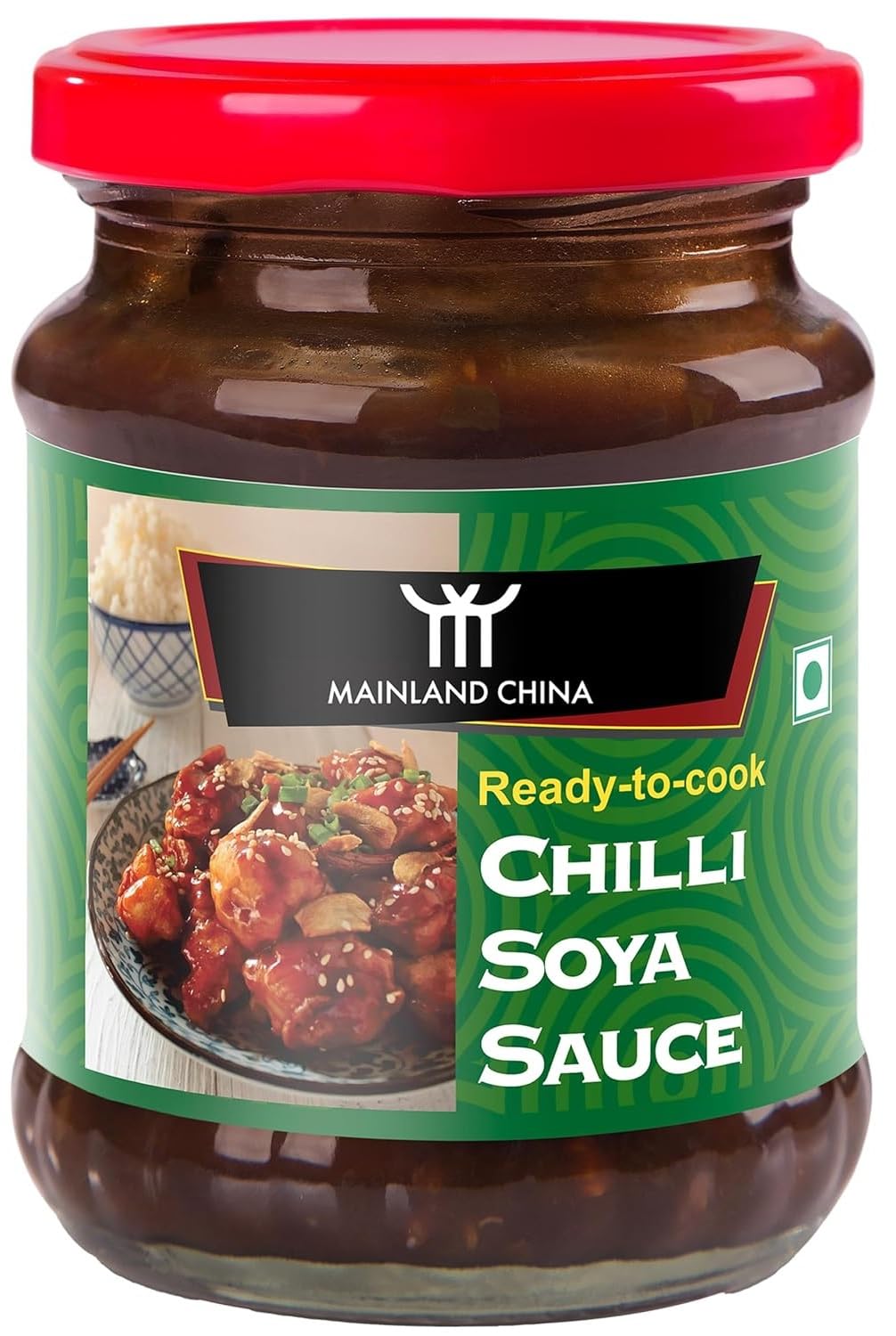 Mainland China Hot & Spicy Chilli Soya Sauce 225g | Ready to Cook, Plant Based with No Artificial Flavours | Perfect for Restaurant Style Meals, Stir Fry, Sautéing & Chinese Cuisine