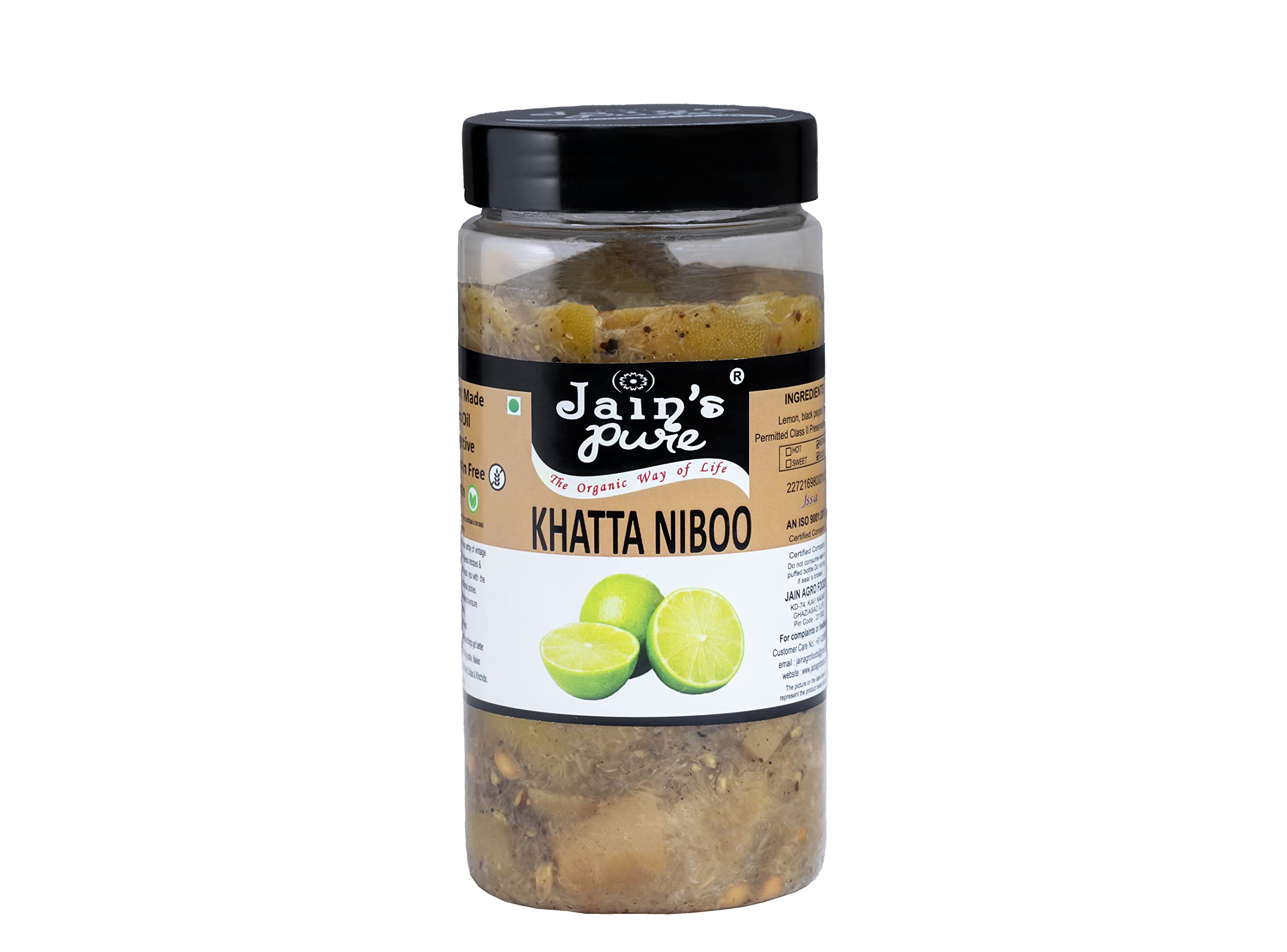 JAIN'S PURE KHATTA LEMON, 400 GM