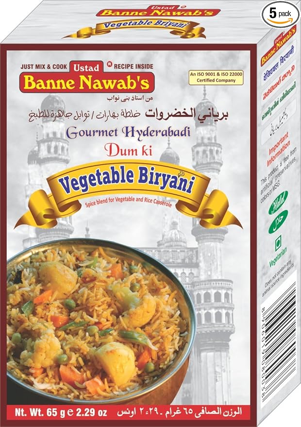 Vegetarian Masala (Vegetable Biryani)