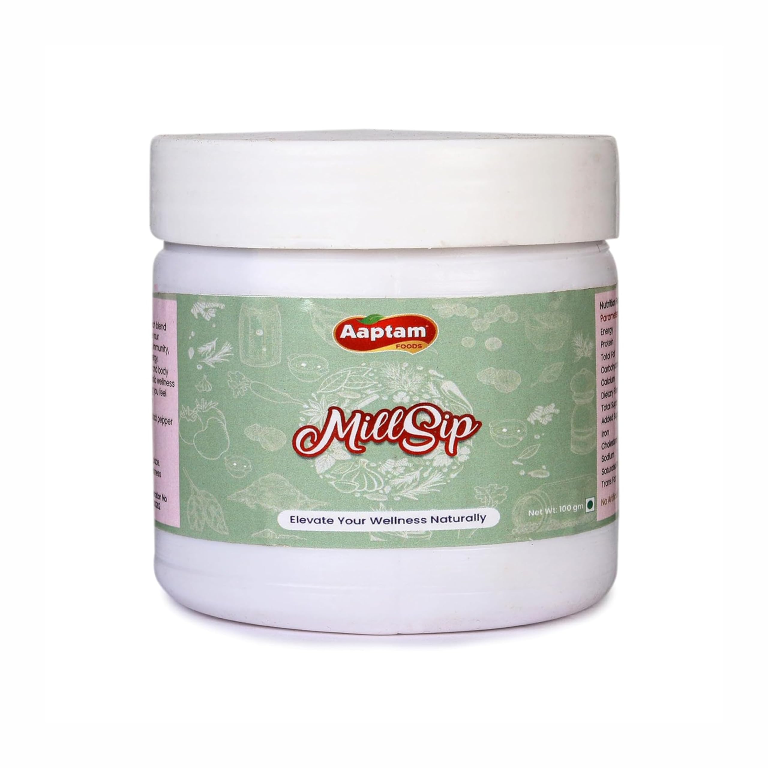 Aaptam MillSip Instant Millet Drink/Soup Mix with Rajgira, Vegetables, Herbs & Spices | No Preservatives | No Artificial Flavours | No Added Sugar| Just add boiling water, stir and Sip| Vegan| Gluten free| Gut health| Immunity boosting