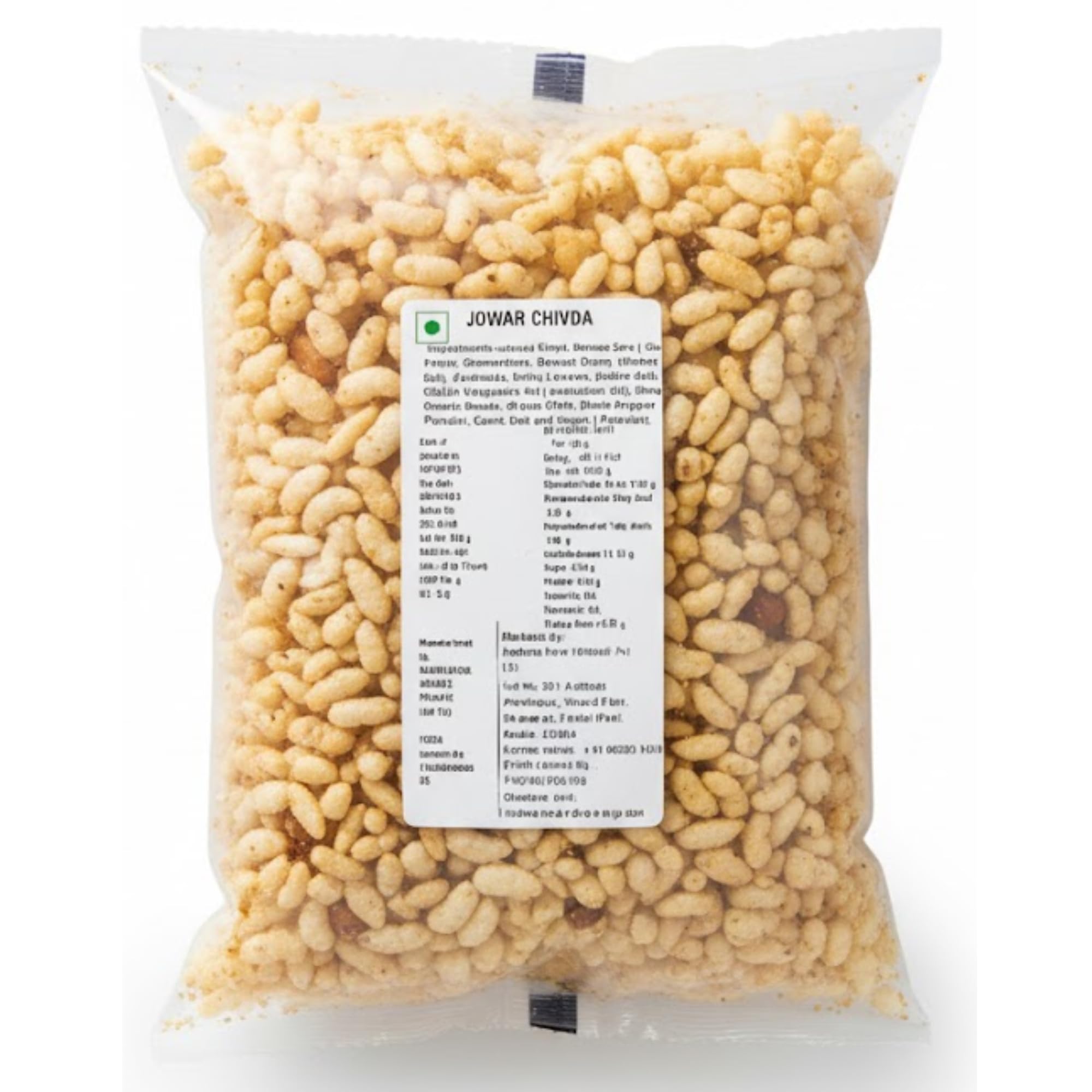 Aadhyaa Jowar Bhel/Chivda (Jain Special), Traditional Indian Snack Mix, Festive Guilt-Free Munching 150gm (Pack of 3)