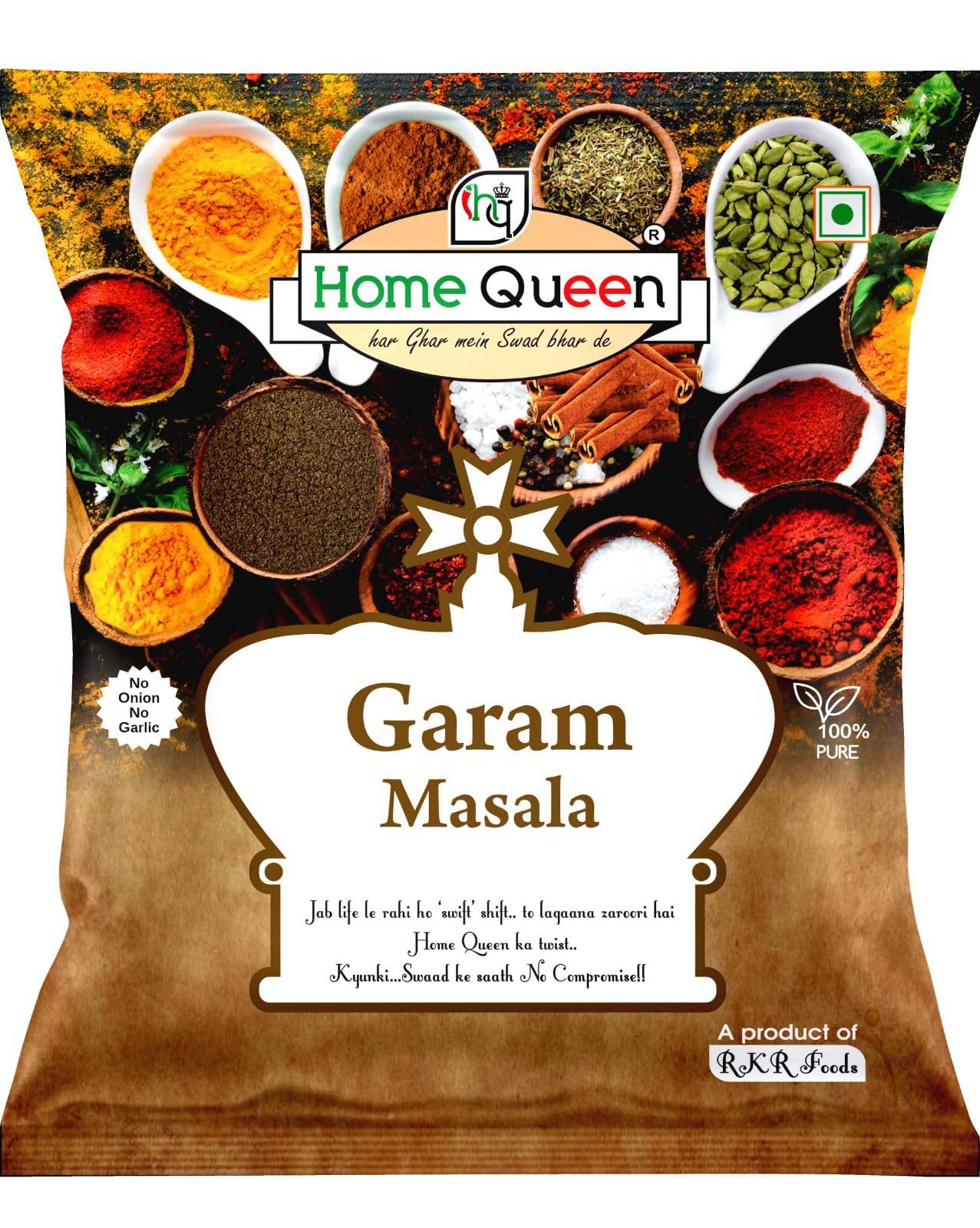 Garam Masala, 100% Pure, No Onion No Garlic, Indian Spice Blend (200 g)