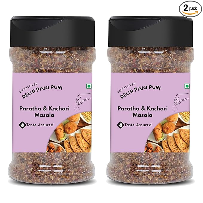 Paratha & Kachori Masala | Chatpata Masala Pack of 2 | 70gm | Use in stuffing of parathas, samosas, kachoris & kababs | Fresh Blend | 100% Organic No Chemicals