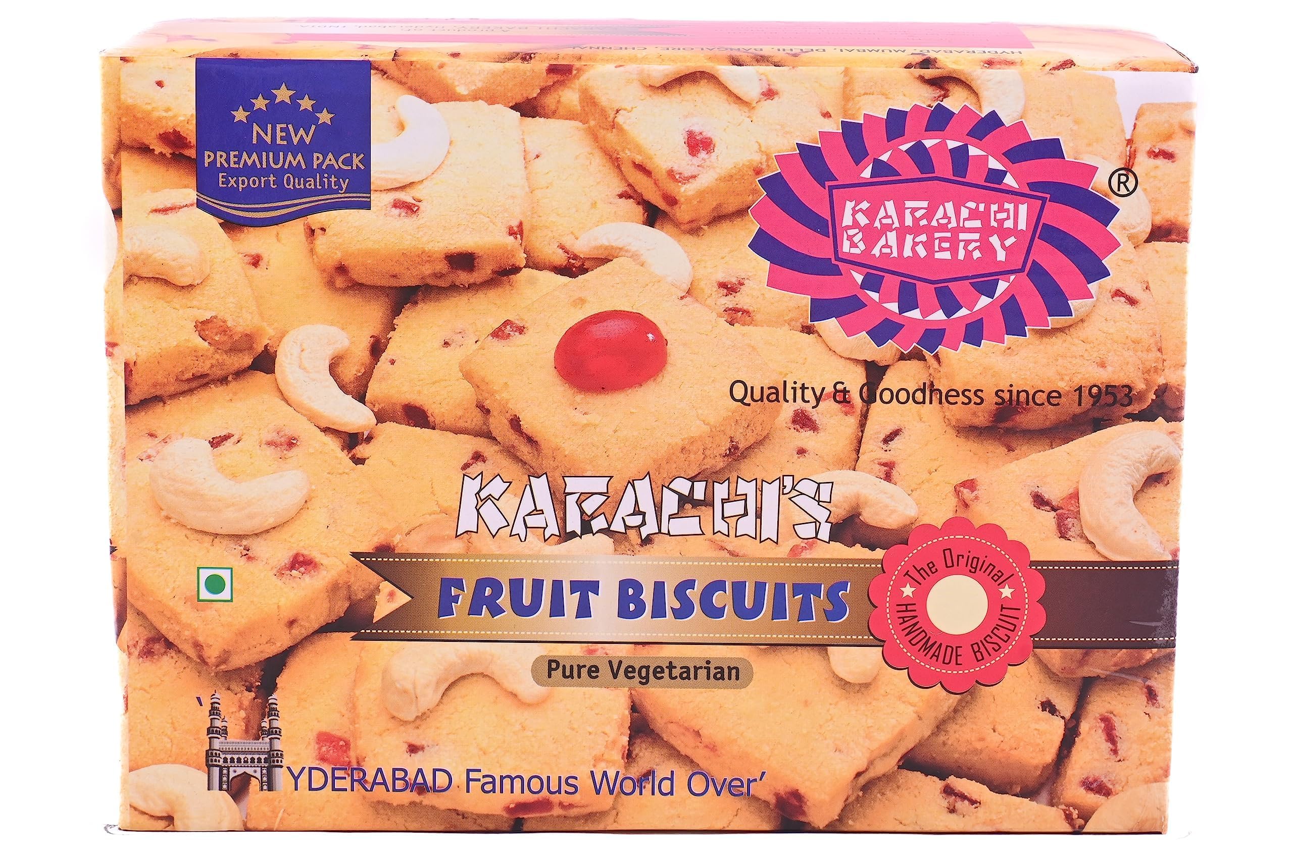 Karachi Fruit Biscuit - Premium, 400 g