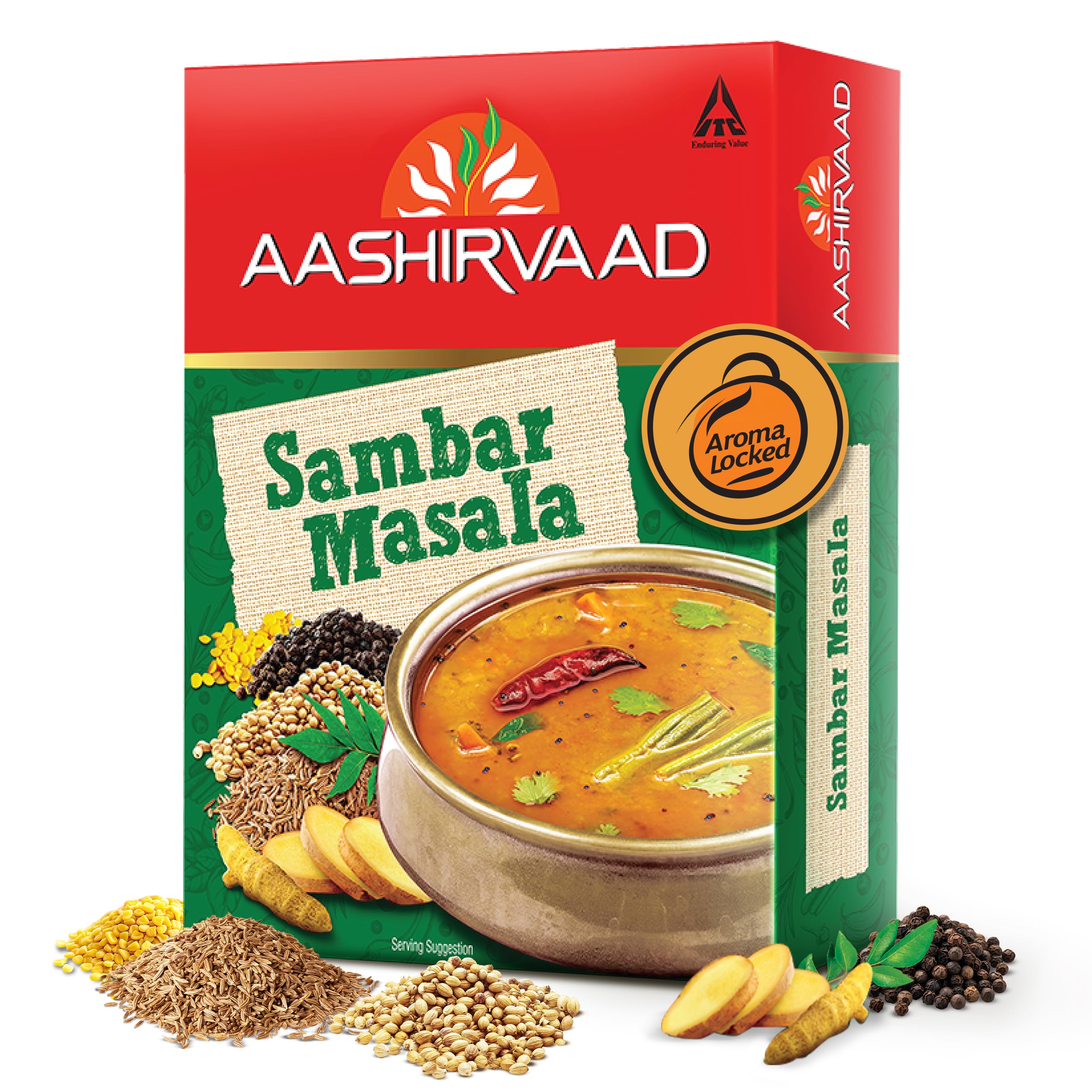 Aashirvaad Sambar Masala, 100g, Blended Spice for Authentic Taste and Colour