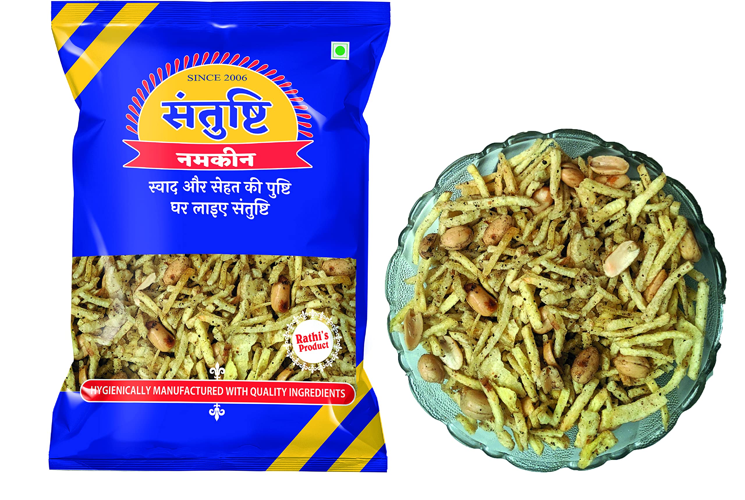 ROASTUM Roasted Multigrain & Flakes Healthy Namkeen | Diet Roasted Mixture - No Onion No Garlic, No Preservatives (190g) (Pack of 2, 380GM)