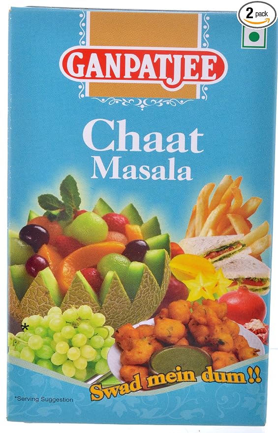 Ganpatjee Chaat Masala Powder, 100g | Chunky flavour and taste | Fruit masala
