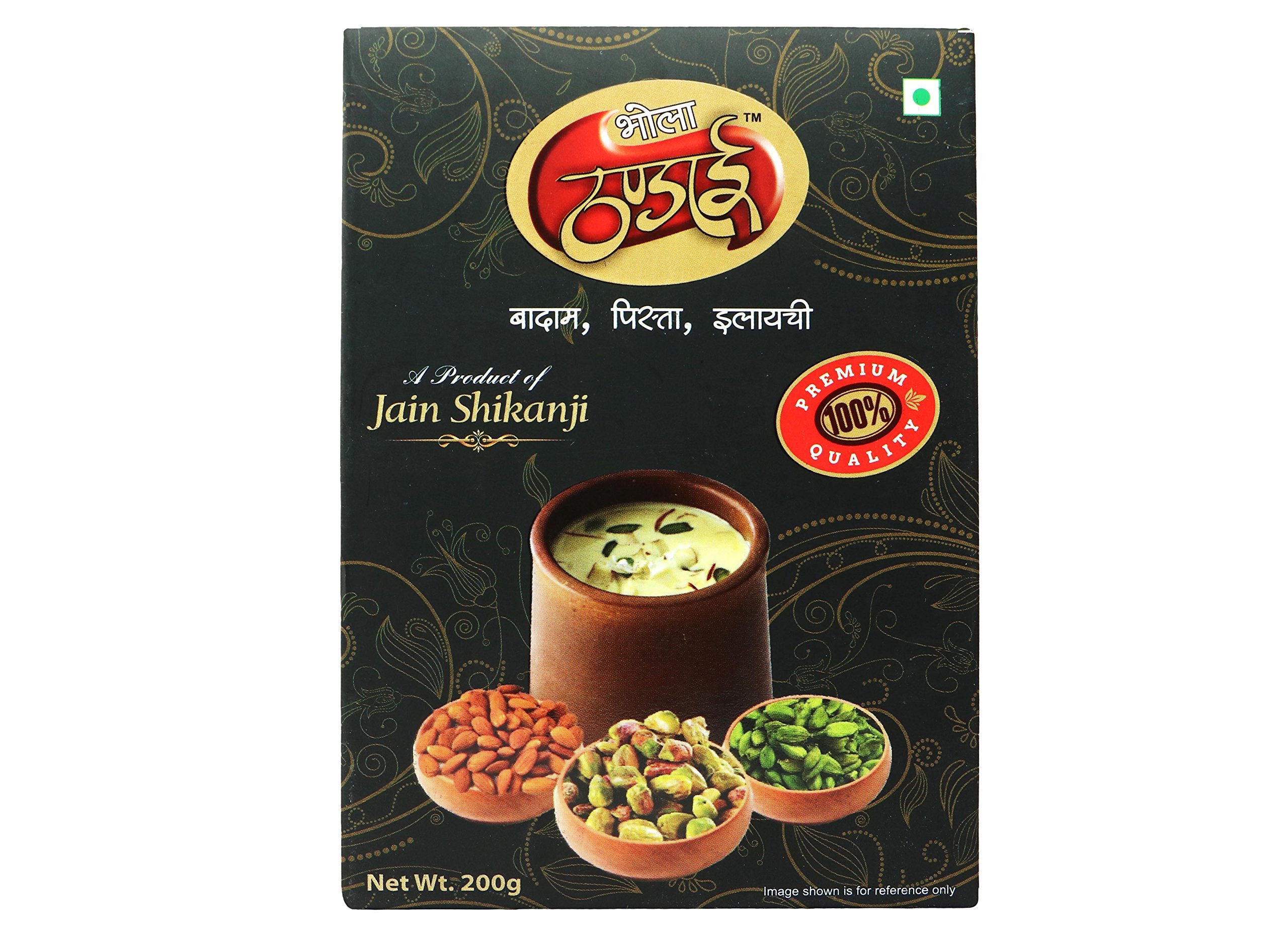 HBMB Jain Shikanji Thandai Powder 200g | Authentic Traditional Summer Cooling Drink Mix | Pure Refreshing Thandai Masala with Natural Herbs & Spices | Pack of 1