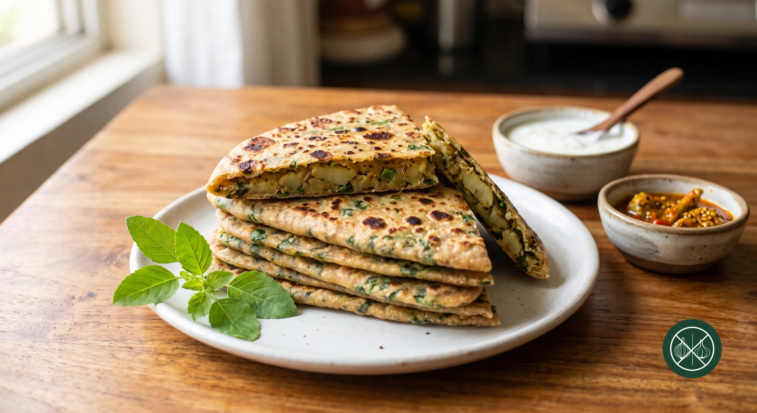 Aloo Methi Paratha — step 4
