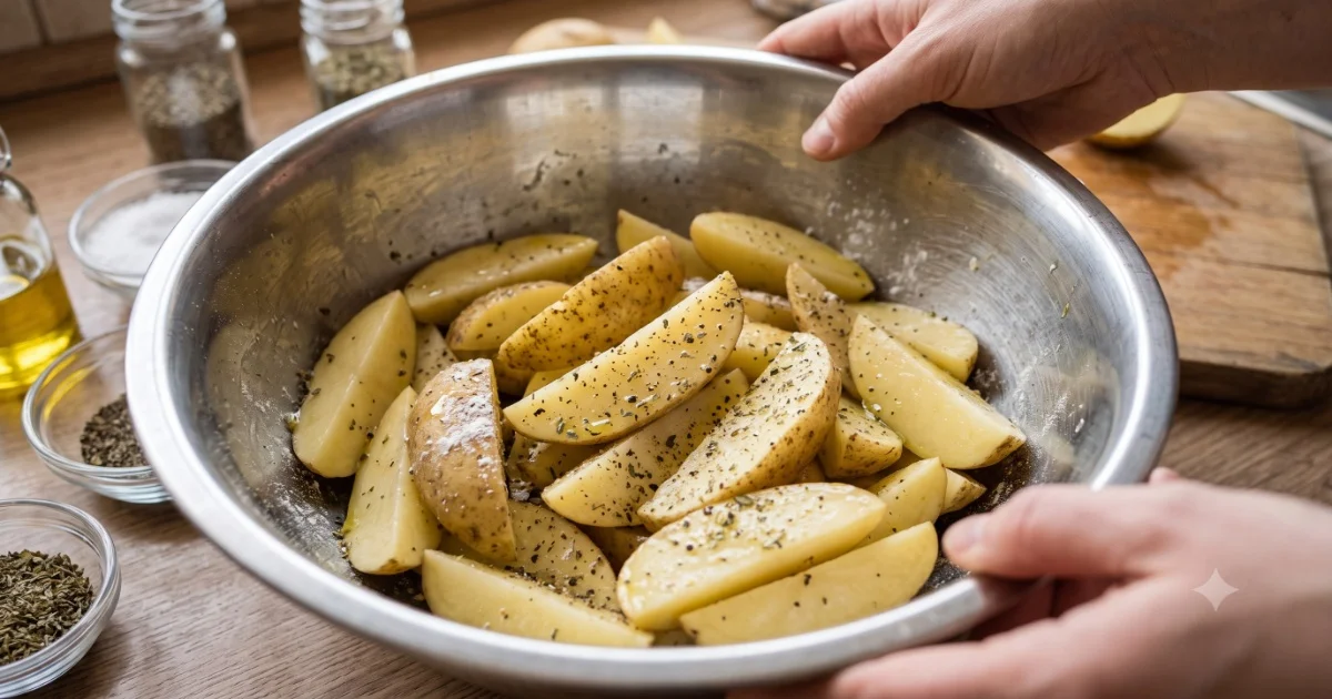Baked Potato Wedges — step 5