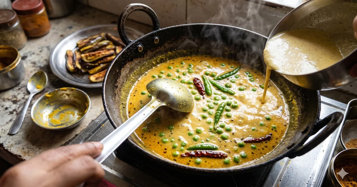 Begun Basanti (Brinjal in Mustard Yogurt Gravy) — image 4