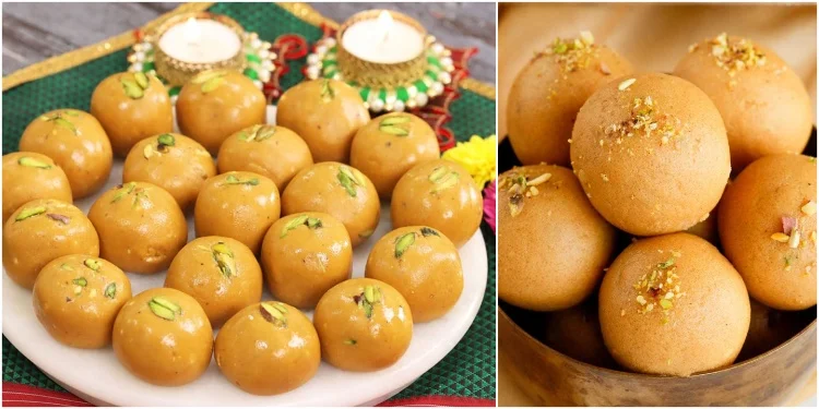 How to make modak - Besan Laddu Recipe