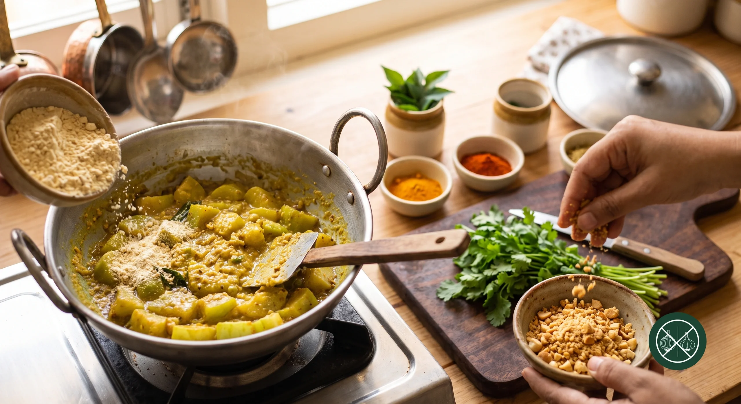 Bottle Gourd Besan Sabji — step 5