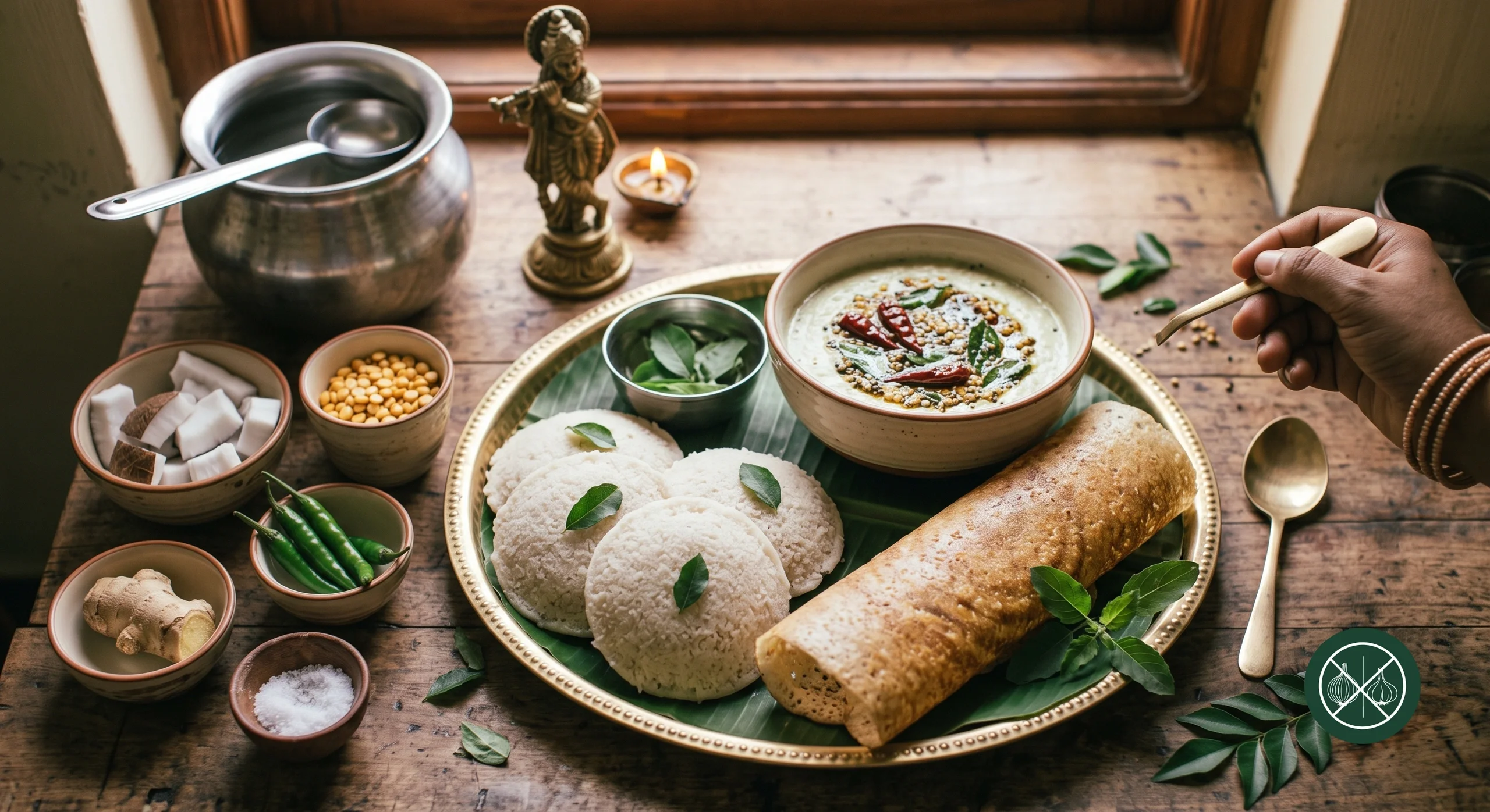 Brown Rice Idli Dosa — image 4
