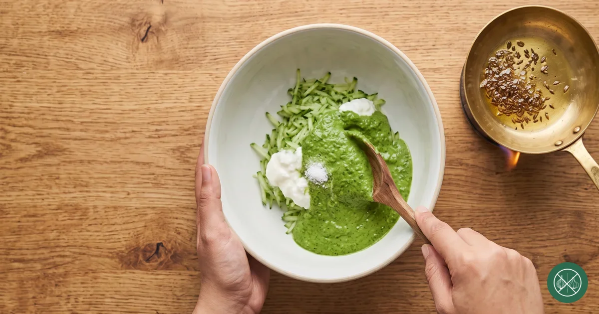 Cucumber Peanut Raita — step 2