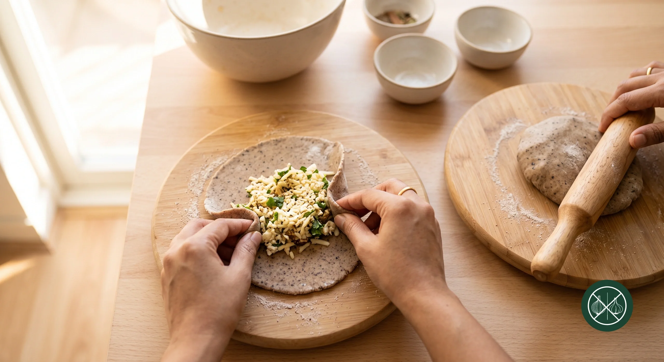 Ekadashi Paneer Paratha — step 9