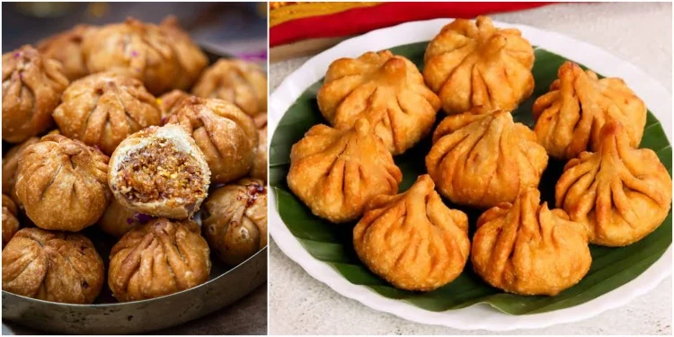 Ganesh Chaturthi Sweet Recipes - How to make fried Modak