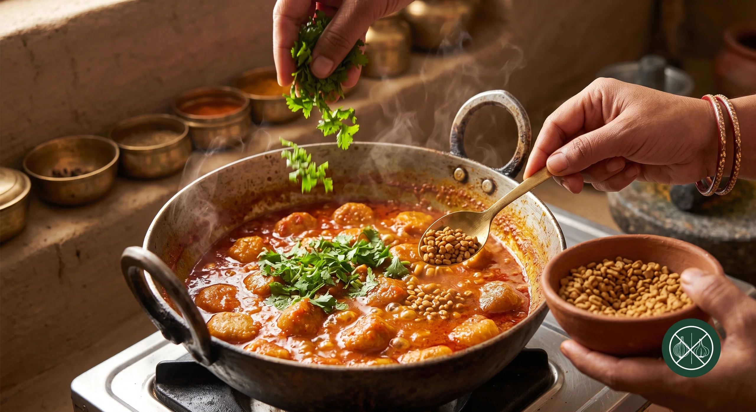 Gatta Methi Sabzi — step 10
