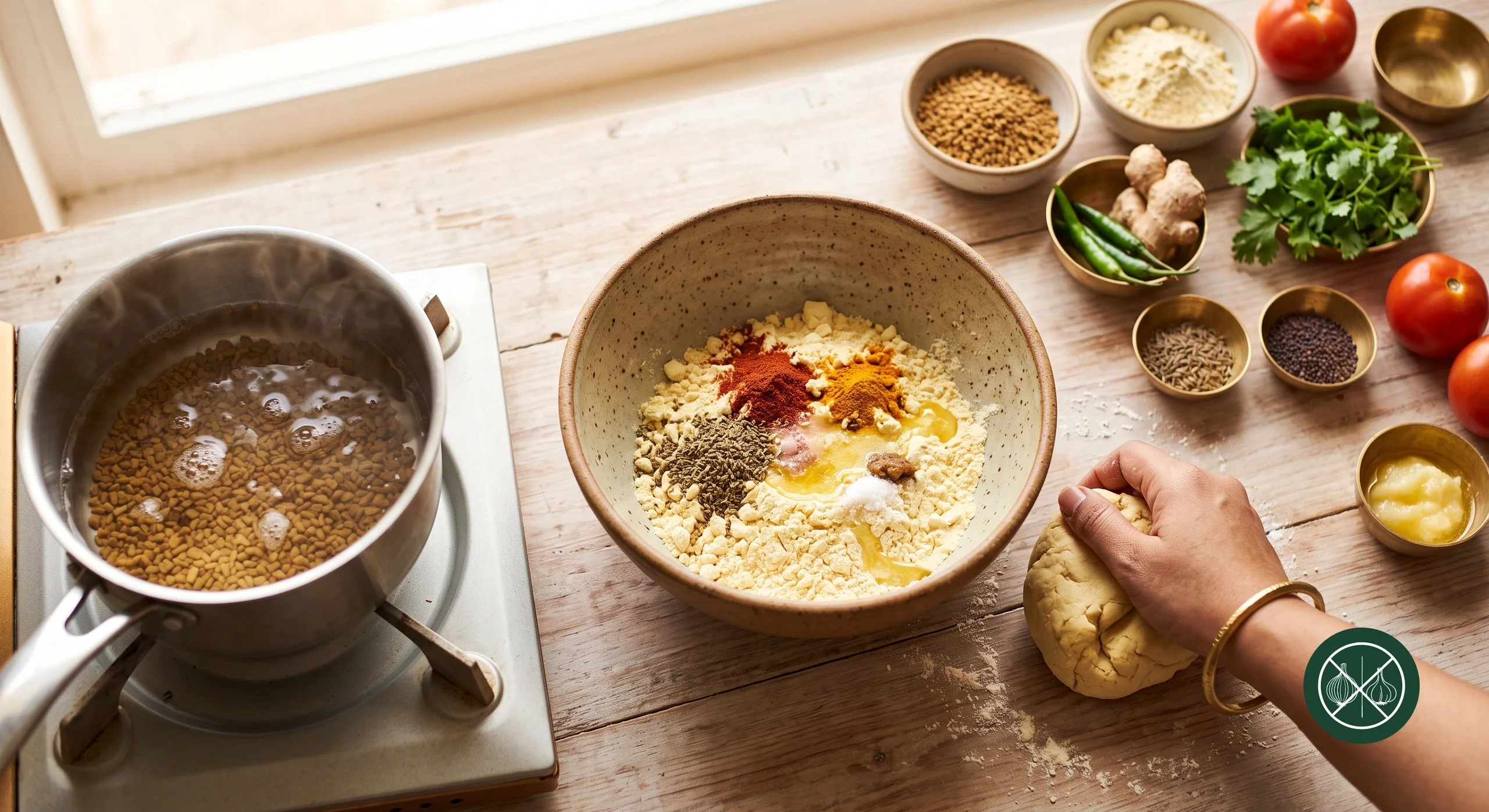 Gatta Methi Sabzi — step 15