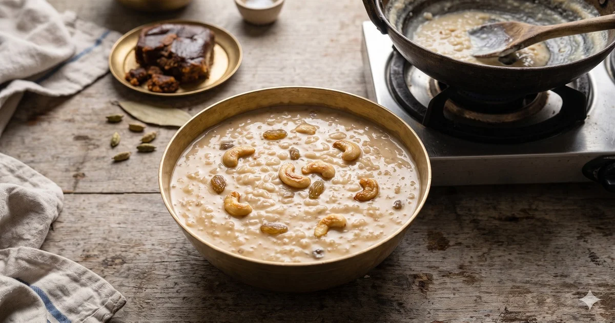 Gurer Payesh (Nolen Gur Rice Kheer)